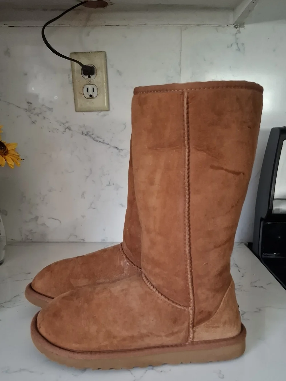 UGG Classic Tall Suede Boots - Chestnut
